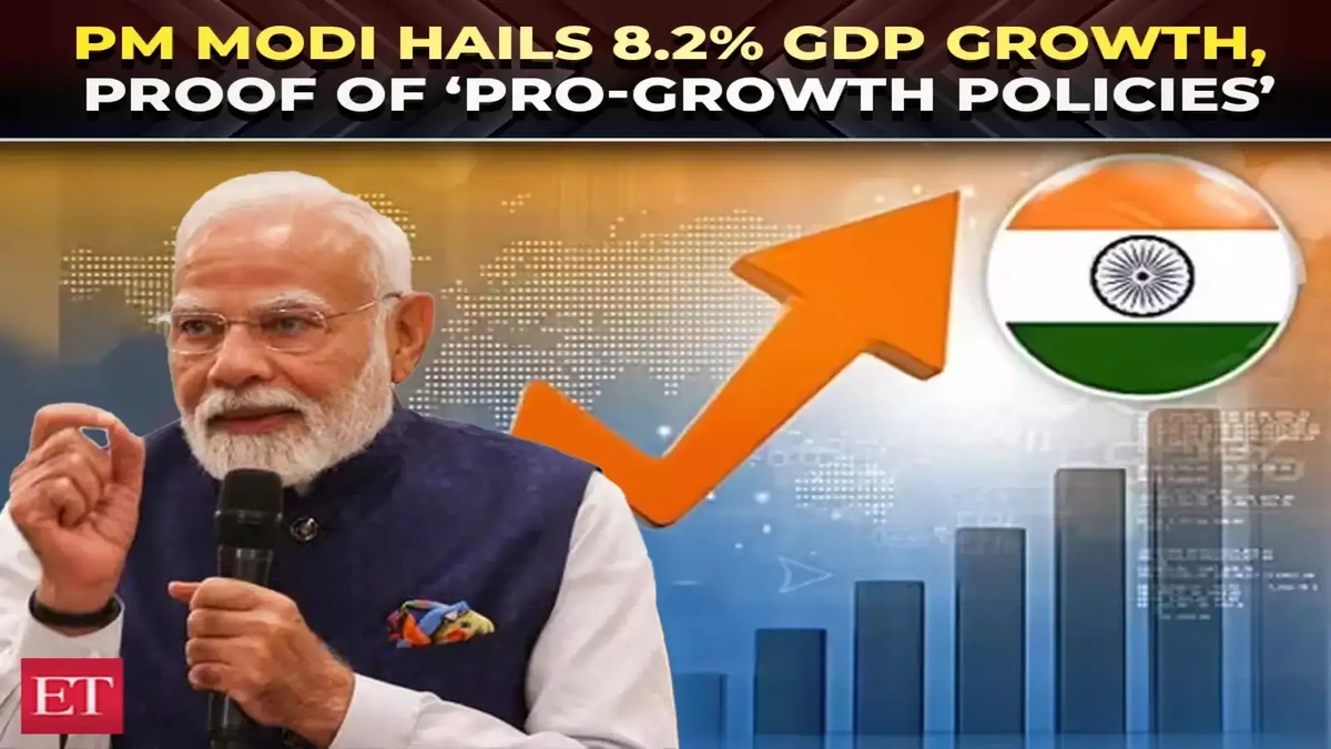 India’s Economy Booms | Q2 GDP Rises to 8.2%